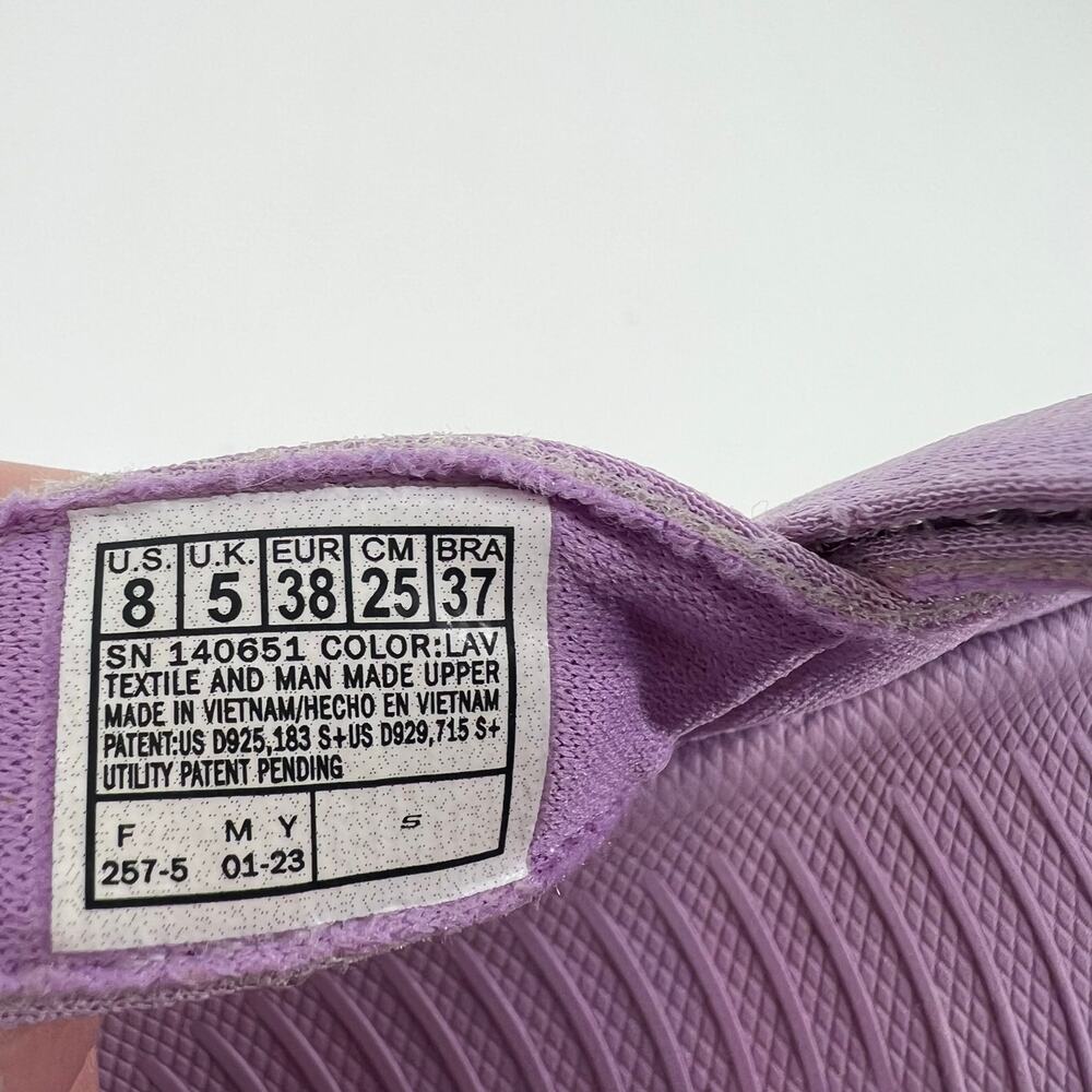 Skechers GOwalk Massage Fit Sandal Transcend purple cushion sole walking size 8 - Picture 8 of 9